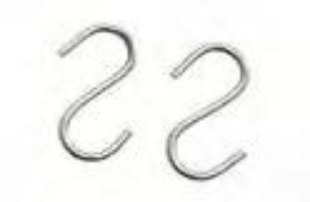 Afbeeldingen van Kleine haak S-vorm 36mm, diameter 2 mm