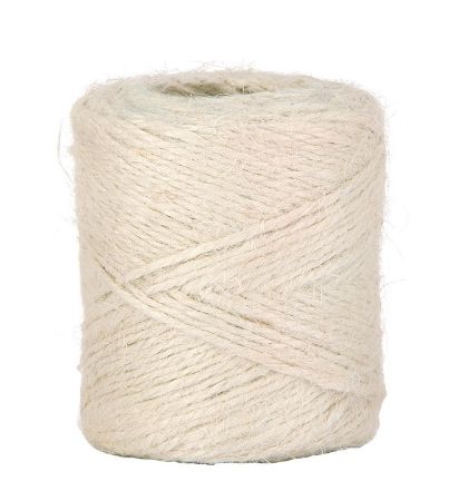 Afbeeldingen van Jute touw 100gr 70m, Wit