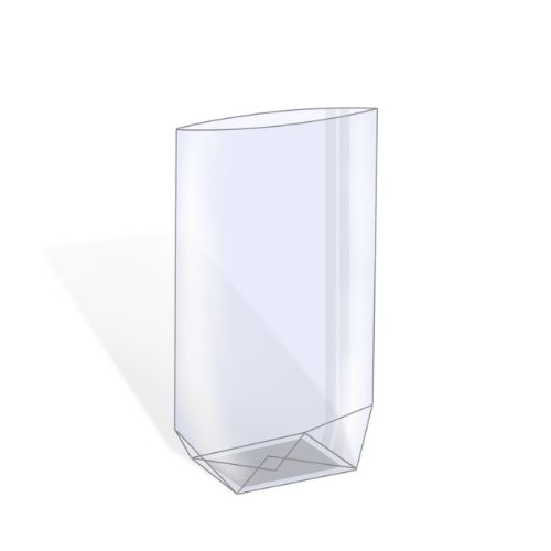 Toon details van Kruisbodemzak PP met kartonnen bodem 170x320mm 35my Afbeeldingen van Kruisbodemzak PP met kartonnen bodem 170x320mm 35my