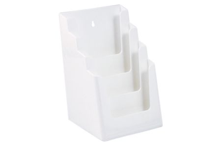 Afbeeldingen van Folderhouder meervoudig 4 vaks A5 wit