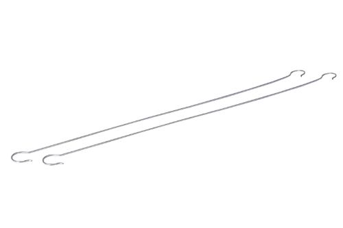 Toon details van C-haken dubbel, lengte 500mm, 2mm Afbeeldingen van C-haken dubbel, lengte 500mm, 2mm