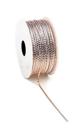 circle cord cadeaulint rosegoud - krullint