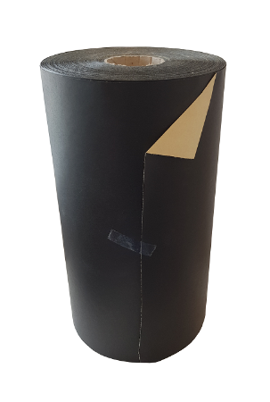 cadeaupapier, inpakpapier, geschenkpapier recycled papier.  Intens zwart kraft papier