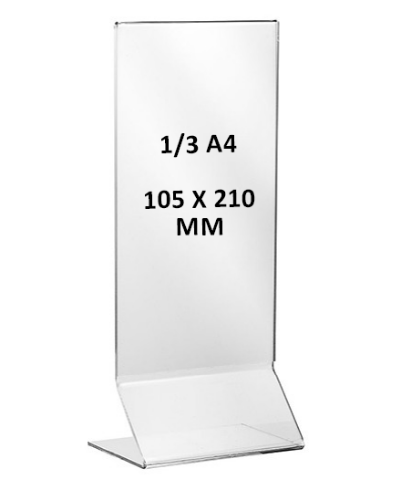 Kaarthouder Z-standaard 1/3 A4 Kaarthouder Z-standaard 1/3 A4