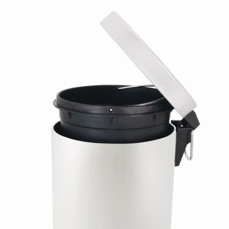 Pedaalemmer 30 liter - Wit