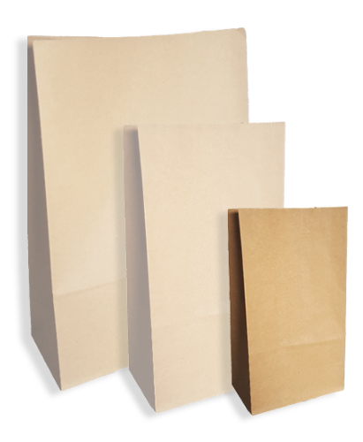 Kraft papieren zakken Bruin - 9x5x16cm Kraft papieren zakken Bruin - 9x5x16cm