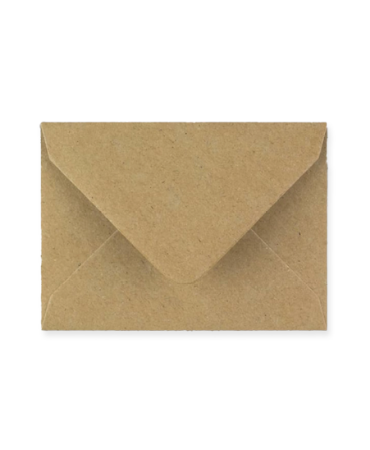 Luxe envelopppen C7 (82x113mm), kraft