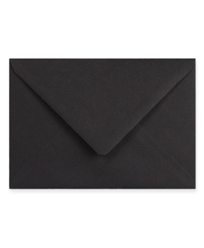 Luxe envelopppen C6 (114x162mm), zwart Luxe envelopppen C6 (114x162mm), zwart