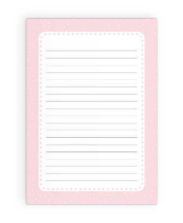 KP® Notitieblokken A5 - Sweet Confetti roze - 5 stuks