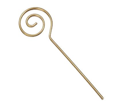Sinterklaas stafjes goud 7,6cm, 200st