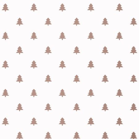 Afbeeldingen van Coated cadeaupapier 40cm 200m - Trees rosegold