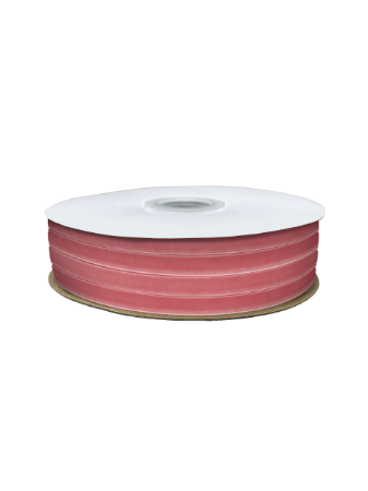 Velvet lint 6mm 30m, oudroze