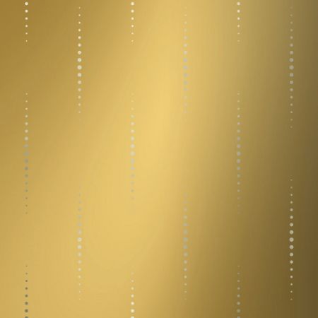 Afbeeldingen van Metallic cadeaupapier 60cm 100m - Metallic drops gold