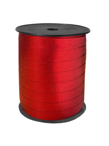 Glitter lint 10mm ROOD Glitter lint 10mm ROOD