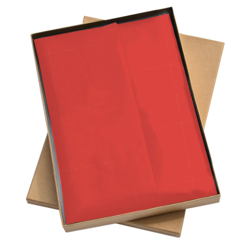 Vloeipapier 50x70 cm, Rood vloeipapier, zijde vloeipapier, tissue