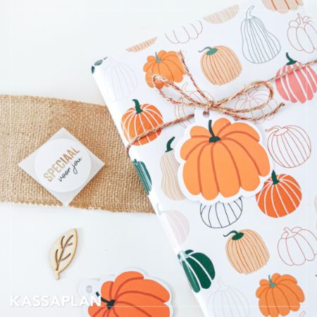 Sfeerfoto - Cadeaupapier Pretty Pumpkins