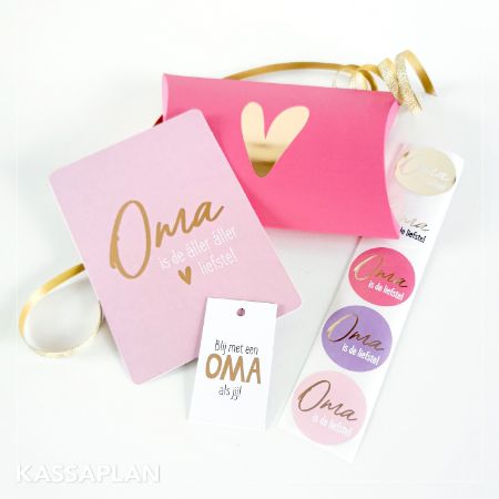 Sfeerbeeld - Sticker Oma is de Liefste 