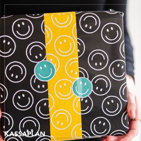 Sfeerbeeld - Wensetiketten Smiley Multi color 