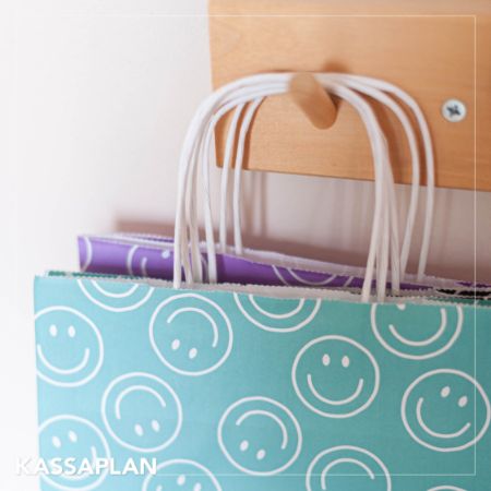 sfeerbeeld- Papieren tas - Smiley Mint