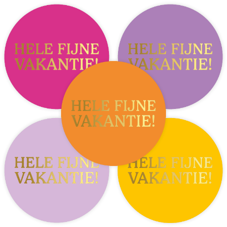 stickers, wensetiketten, sluitstickers, goudfolie