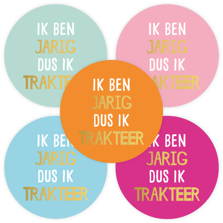 stickers, wensetiketten, sluitstickers, goudfolie