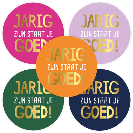 stickers, wensetiketten, sluitstickers, goudfolie