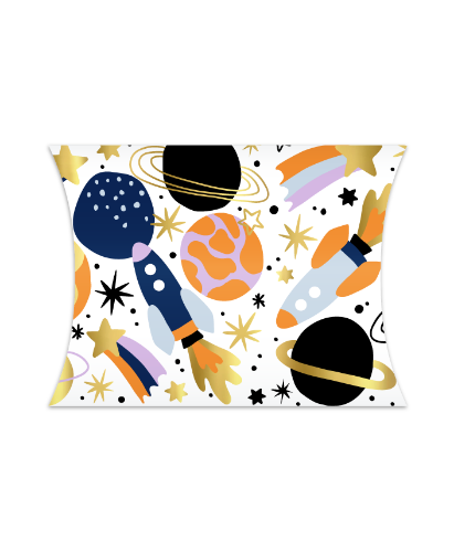 KP® Gondeldoosjes - Galaxy - 25 stuks gondeldoosje, pillowbag, pillow bag, geschenkverpakking, geschenkdoosje