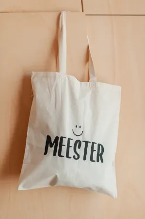 canvas tas, katoenen tas, tas, bedrukte tas, school, meester