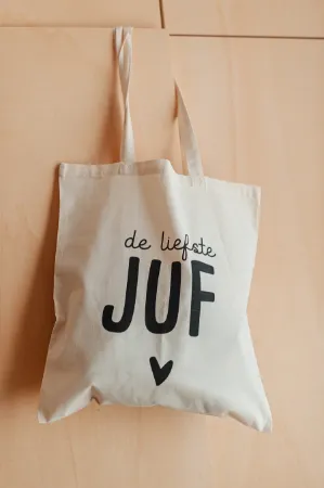 sfeerbeeld- De liefste Juf canvastas