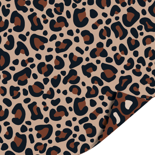 Cadeaupapier 100m - Leopard beige inpakpapier, cadeaupapier, geschenkpapier, kadopapier