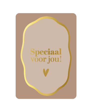 A6 kaart 'Speciaal voor jou', set van 10 stuks, wenskaart