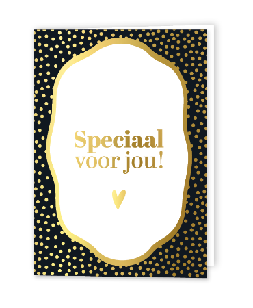 Gevouwen wenskaartje speciaal voor jou - Kaartje