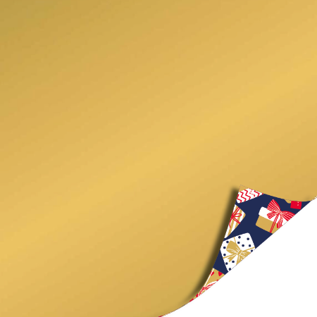 Afbeeldingen van KP® Cadeaupapier 30cm 100m - Kadootjes feest blauw