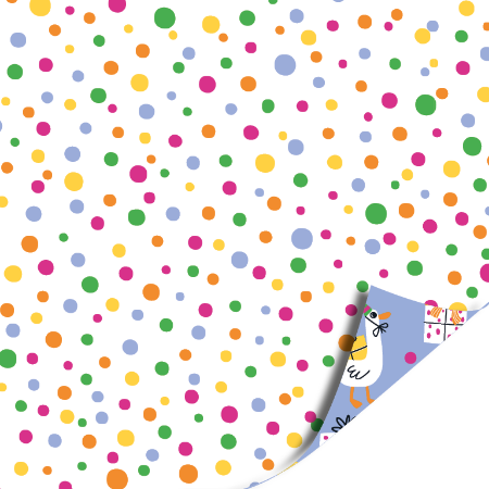 Afbeeldingen van KP® Cadeaupapier 70cm 100m - Party time