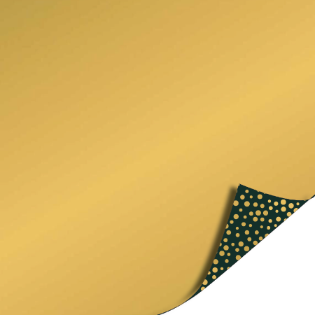 Afbeeldingen van KP® Cadeaupapier 30cm 100m - Luxury dots green/gold