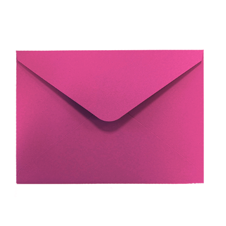 Enveloppen C6 (114x162mm), roze 10stuks