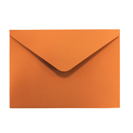 Enveloppen C6 (114x162mm), oranje 10stuks