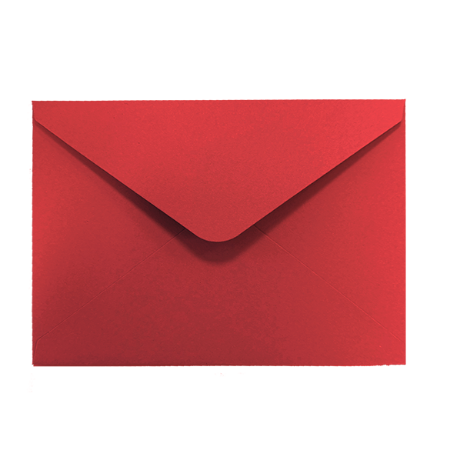 Enveloppen C6 (114x162mm), rood 10stuks