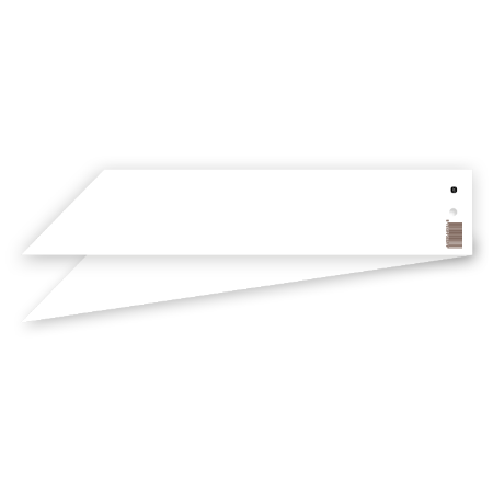 Achterzijde rouwlabel 288x55mm 'rust zacht' met roze roos