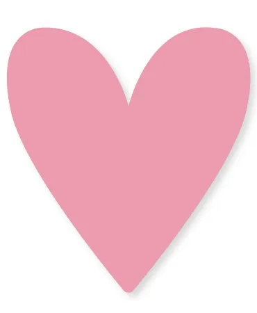 XL roze hart raamsticker - ideaal als valentijn raamsticker