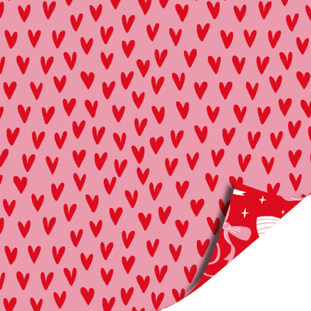 Afbeeldingen van KP® Cadeaupapier 30cm 100m - Lovely bows