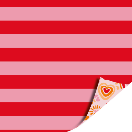 Afbeeldingen van KP® Cadeaupapier 50cm 100m - Verliefd op jou