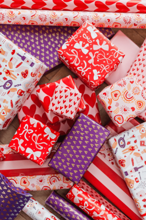 Consumentenrollen box voor valentijn 50rollen