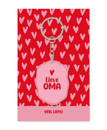Sleutelhanger Lieve oma