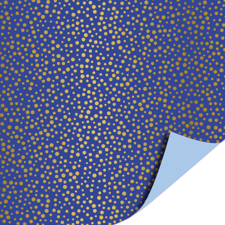 Luxury dots blue - inpakpapier, cadeaupapier