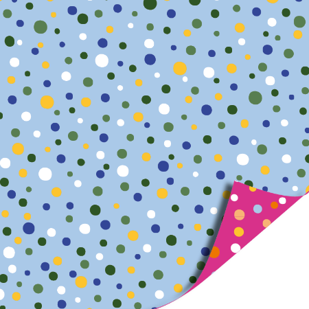 Afbeeldingen van KP® Cadeaupapier 50cm 200m - Confetti Party