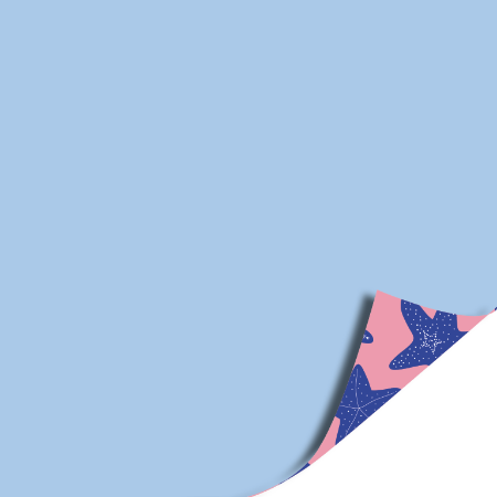 Afbeeldingen van KP® Cadeaupapier 30cm 100m - Sea Stars