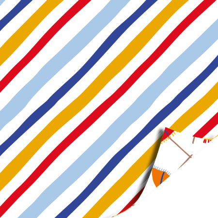 Afbeeldingen van KP® Cadeaupapier 50cm 100m - Tiny Shades