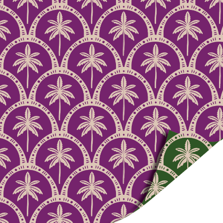 Afbeeldingen van KP® Cadeaupapier 40cm 100m - Tropical Deco