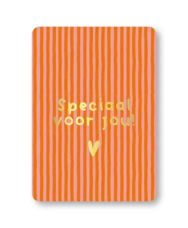 KP® Wenskaarten A6 - Speciaal voor jou (soft stripes) - 10 stuks